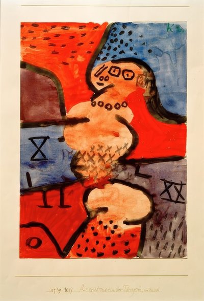 Ricostruzione di una danzatrice, un tentativo da Paul Klee